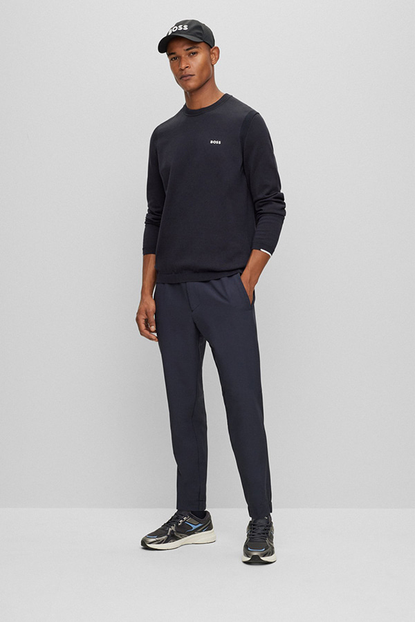 SWEATSHIRT BOSS - 402 BLUE